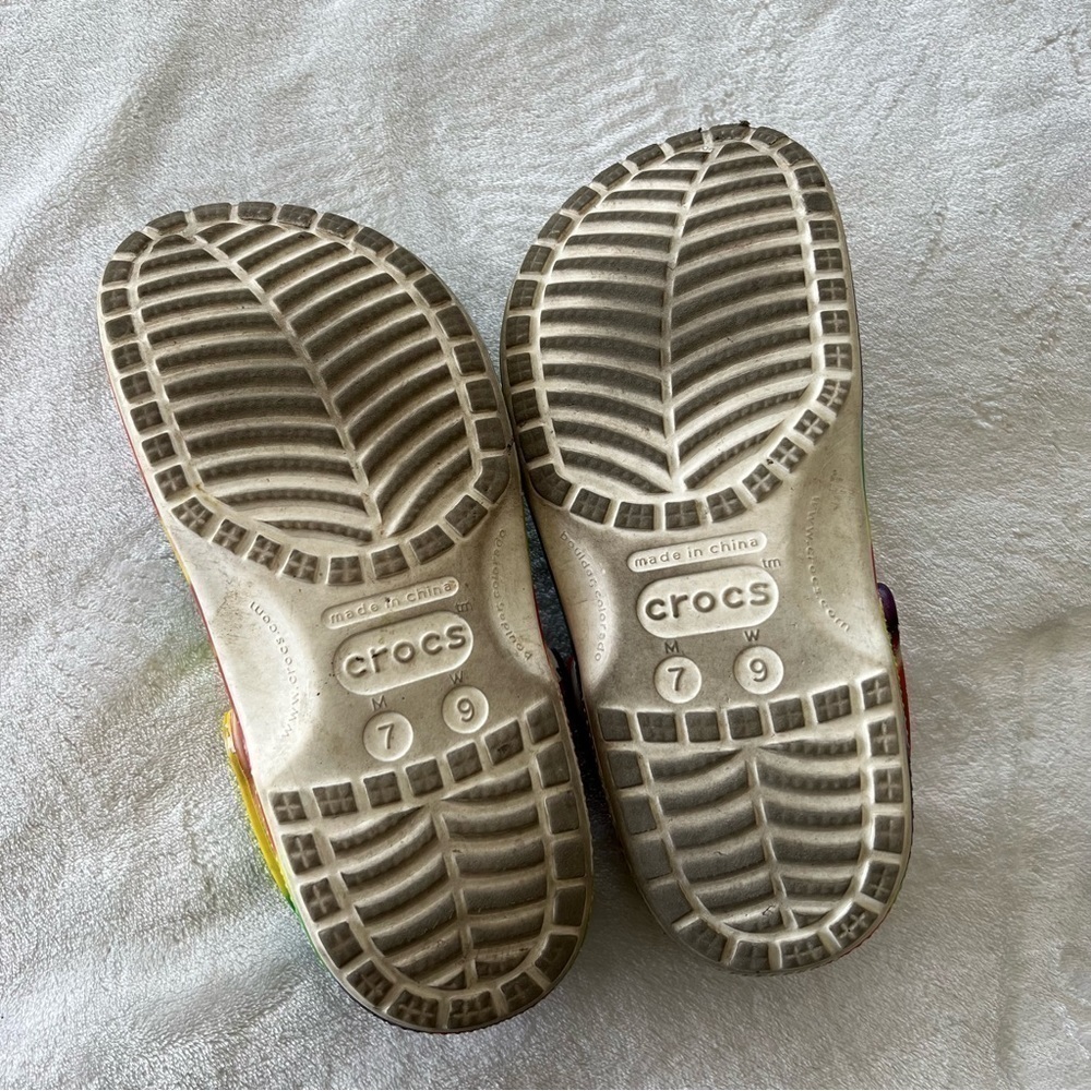 CROCS Classic Tie Dye Slides - Picture 3 of 5